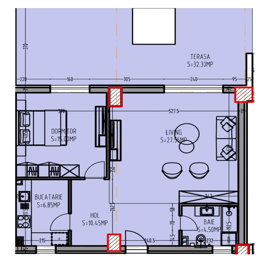 Randari Apartament 2 camere Tip C2