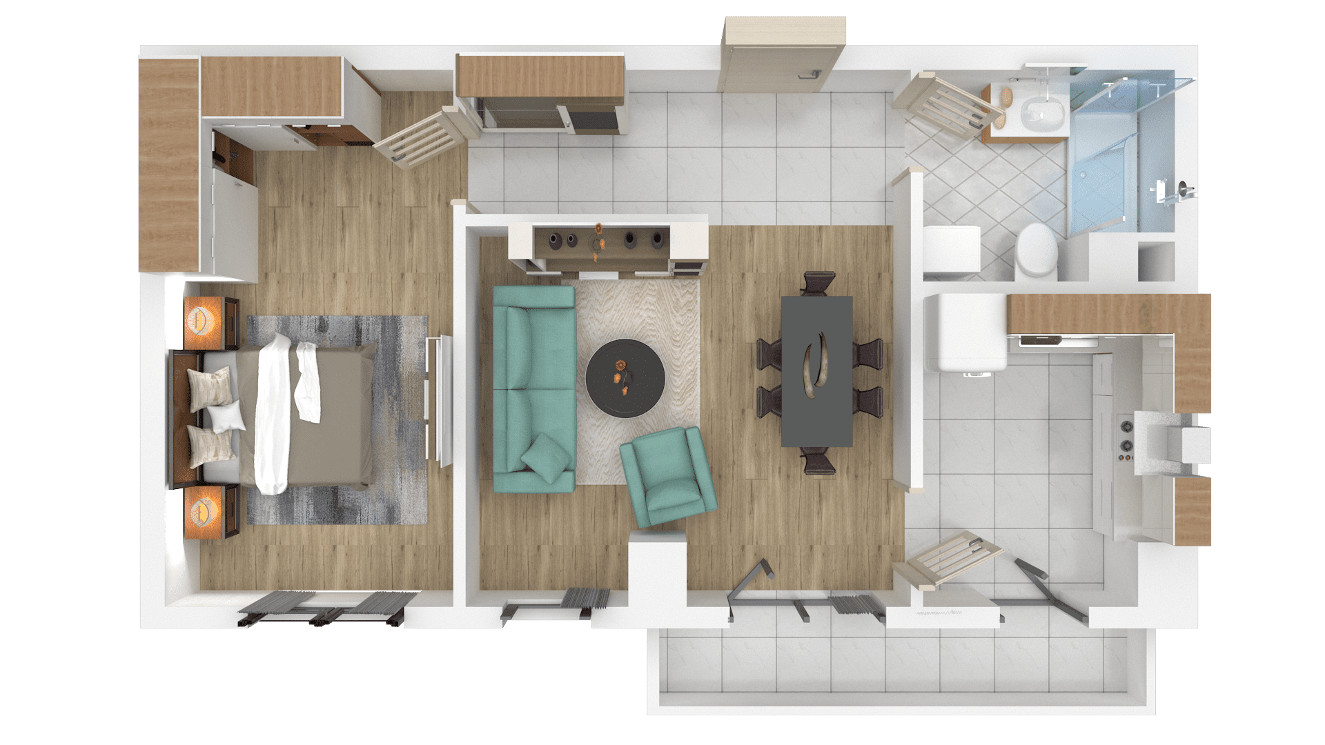 Randari Apartament 2 camere Tip 4C